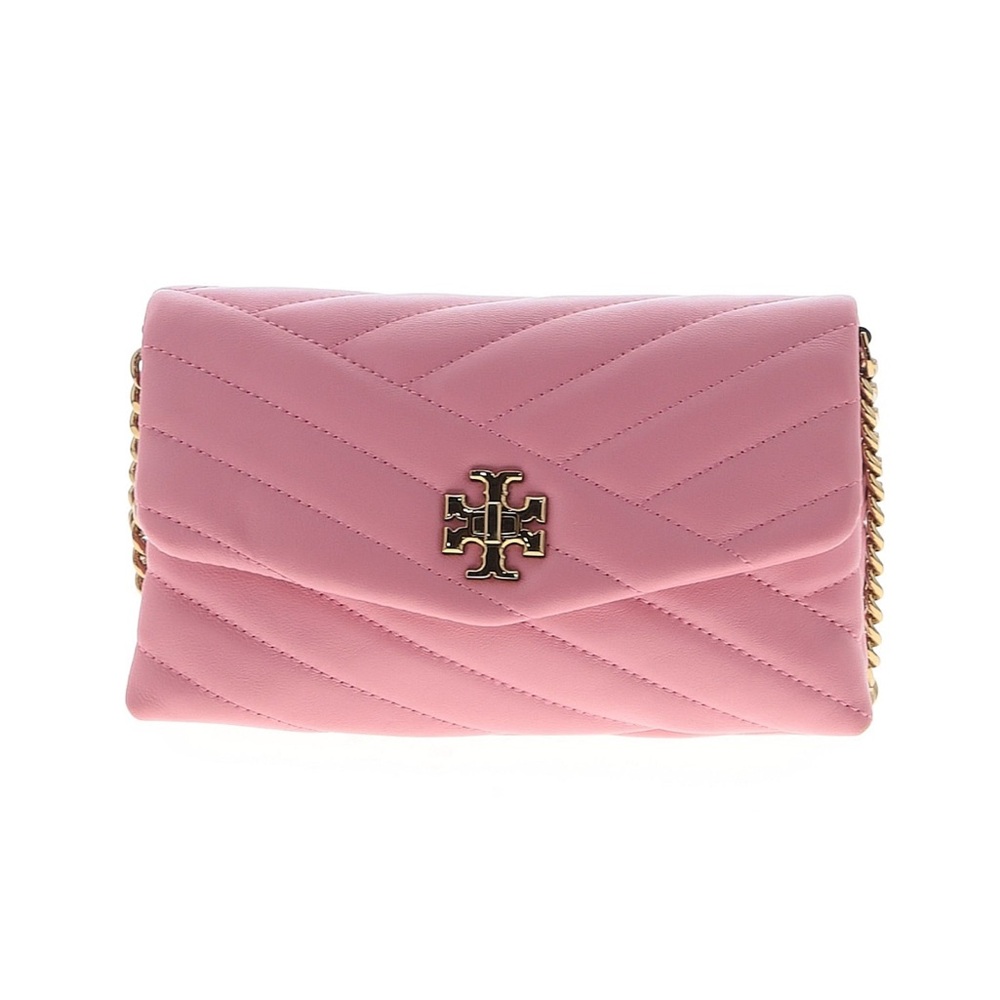 Tory Burch Pink Quilted Crossbody Purse / Bag